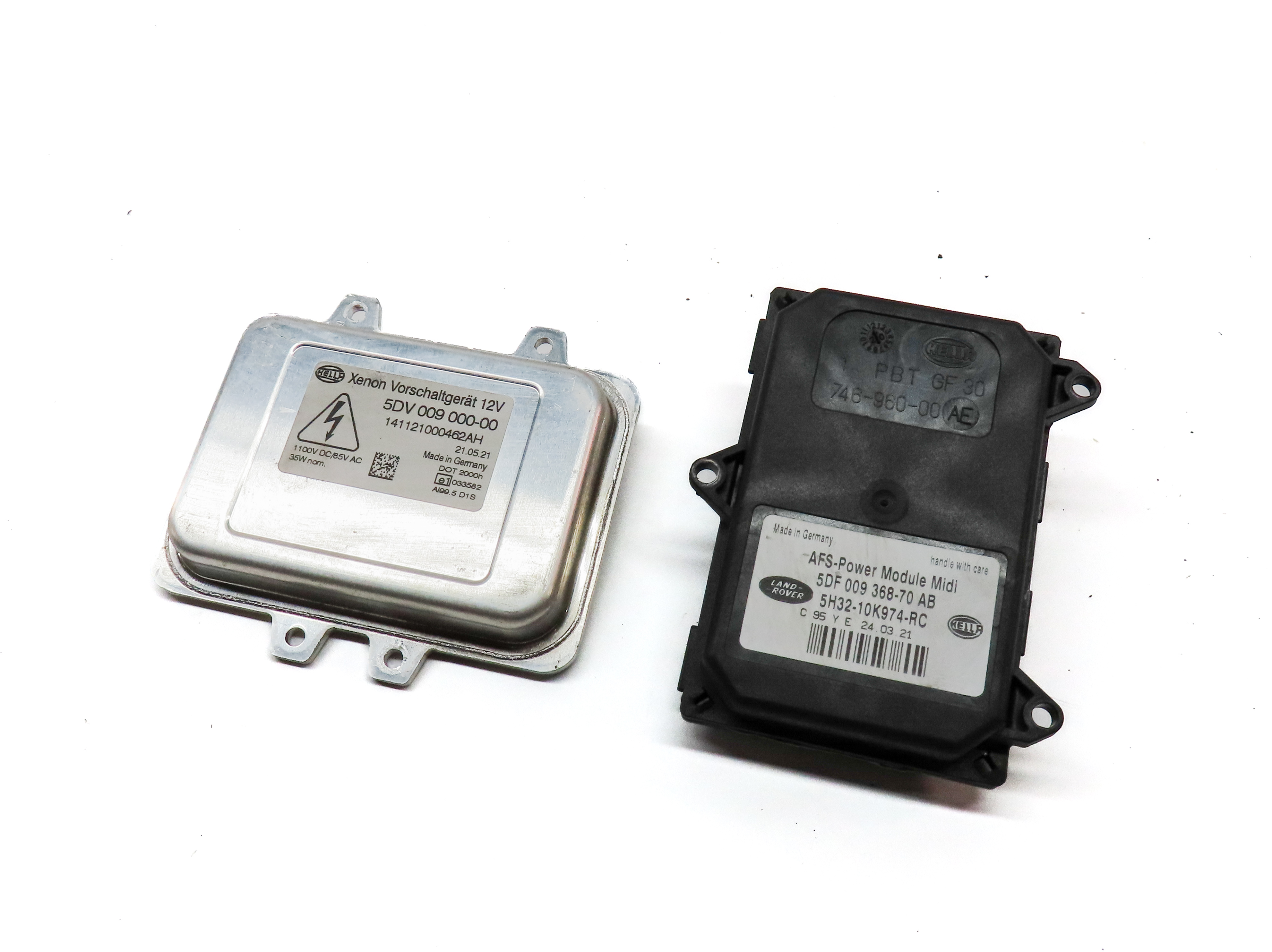 2009 LAND RANGE ROVER SPORT L320 LEFT DRIVER HEADLIGHT AFS & BALLAST MODULE SET — exact item pictured